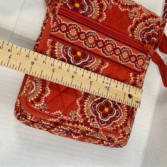 Vera Bradley MINI BOHO HIPSTER
Crossbody PAPRIKA Shoulder
Bag Purse Organizer - Picture 14 of 15